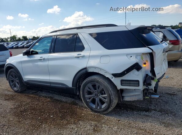 1FMSK8DH8MGA38599 2021 FORD EXPLORER White Задня ліва чверть