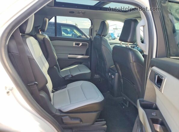 1FMSK8DH8MGA38599 2021 FORD EXPLORER White Вид задньої частини салону