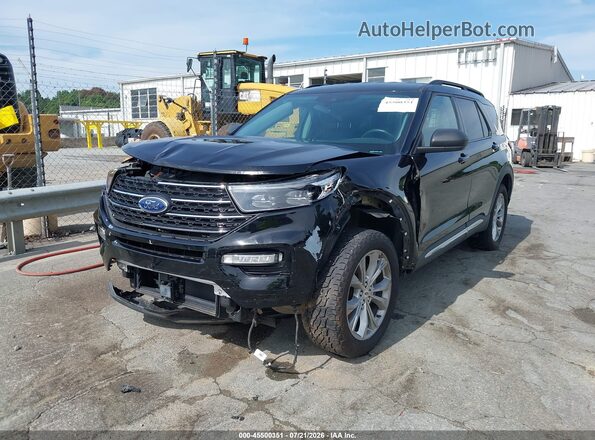 1FMSK8DH8PGC29802 2023 FORD EXPLORER Black Vista tres cuartos delantera izquierda