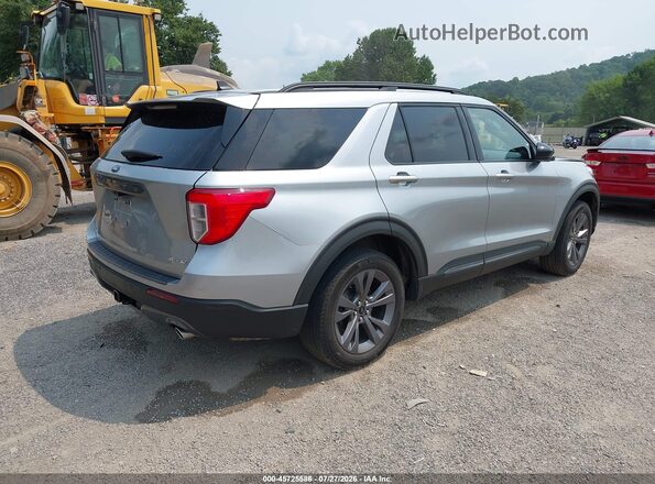 1FMSK8DH8RGA32132 2024 FORD EXPLORER Silver Задня права чверть