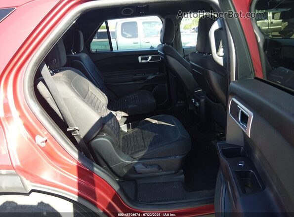 1FMSK8DH9LGA88085 2020 FORD EXPLORER Red Widok naklejki z numerem VIN