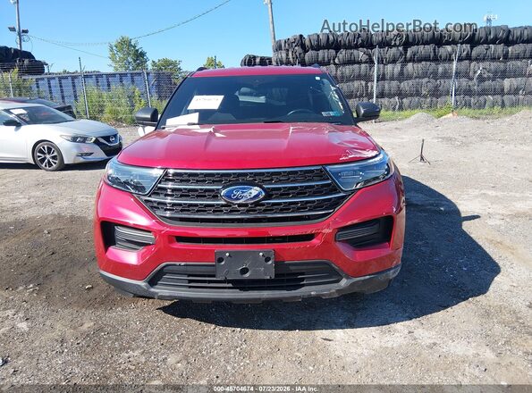 1FMSK8DH9LGA88085 2020 FORD EXPLORER Red Widok zestawu wskaźników