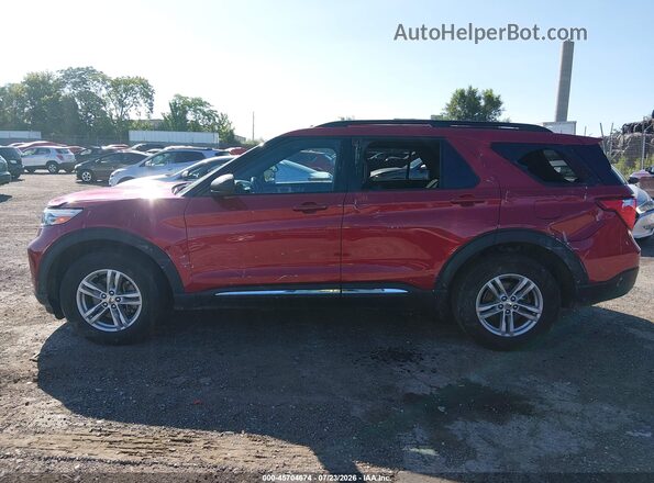 1FMSK8DH9LGA88085 2020 FORD EXPLORER Red Widok wnętrza 360 stopni