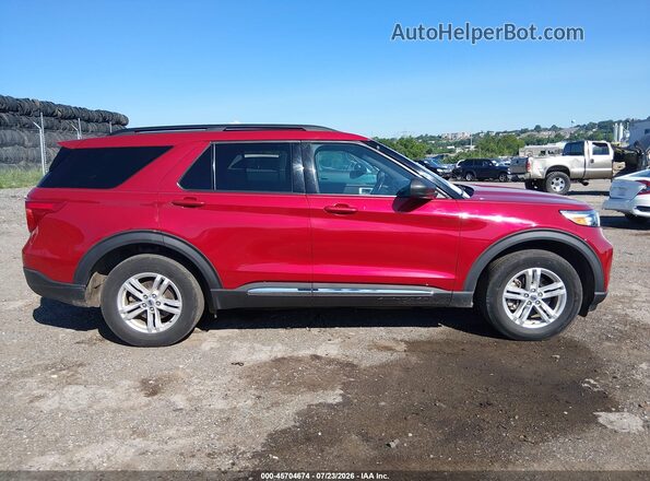 1FMSK8DH9LGA88085 2020 FORD EXPLORER Red Widok wnętrza z tyłu