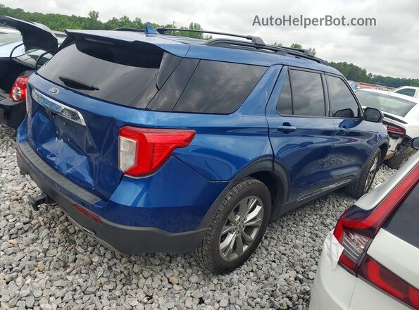 1FMSK8DH9LGB61973 2020 FORD EXPLORER Blue Задня права чверть