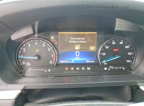 1FMSK8DH9LGC00805 2020 FORD EXPLORER Silver Вид щитка приладів