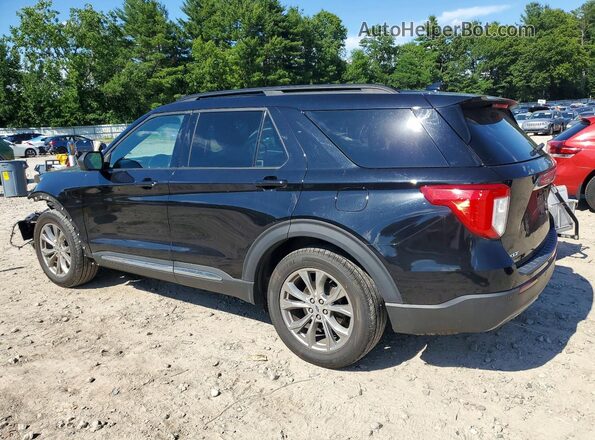 1FMSK8DH9LGC19418 2020 FORD EXPLORER Black უკანა მარცხენა