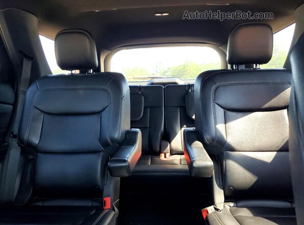 1FMSK8DH9LGC19418 2020 FORD EXPLORER Black უკანა სავარძლების ხედი