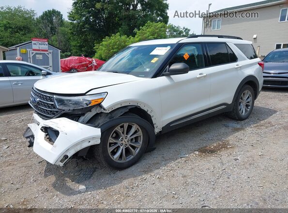 1FMSK8DH9LGC25557 2020 FORD EXPLORER White Przód lewy