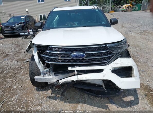 1FMSK8DH9LGC25557 2020 FORD EXPLORER White Widok z przodu