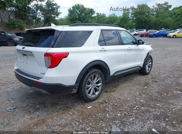 1FMSK8DH9LGC25557 2020 FORD EXPLORER White Tył prawy