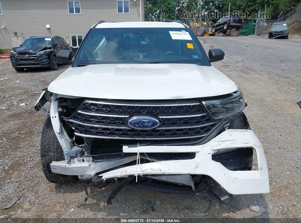 1FMSK8DH9LGC25557 2020 FORD EXPLORER White Widok zestawu wskaźników