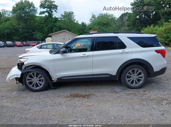 1FMSK8DH9LGC25557 2020 FORD EXPLORER White Widok wnętrza 360 stopni