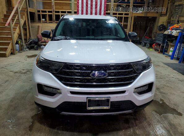 1FMSK8DH9LGC47056 2020 FORD EXPLORER White Widok z przodu