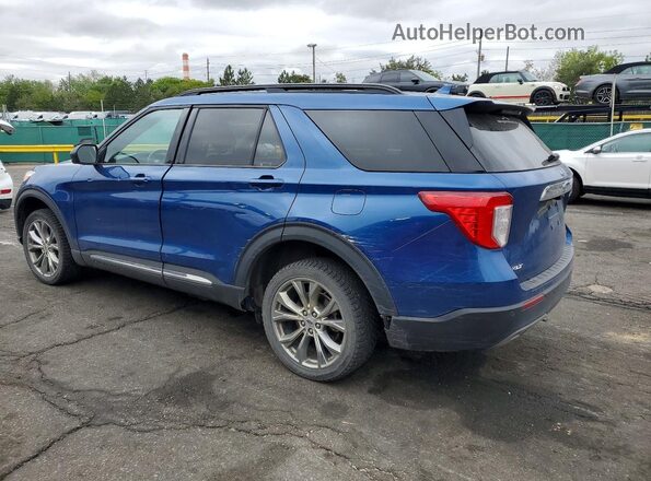 1FMSK8DH9LGC68201 2020 FORD EXPLORER Blue Tył lewy