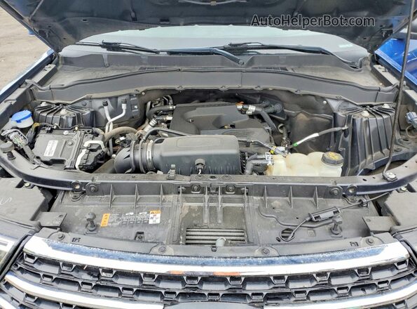 1FMSK8DH9LGC68201 2020 FORD EXPLORER Blue Widok komory silnika