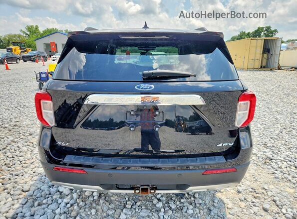 1FMSK8DH9MGB41501 2021 FORD EXPLORER Black უკანა ხედი