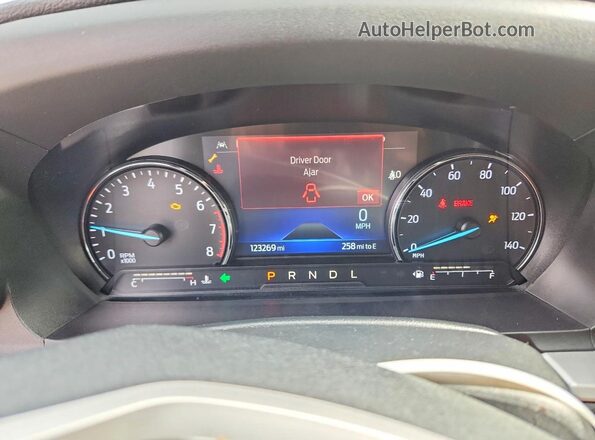 1FMSK8DH9NGA53016 2022 FORD EXPLORER Black Instrument cluster view