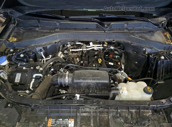 1FMSK8DH9NGB09505 2022 FORD EXPLORER Black Widok komory silnika