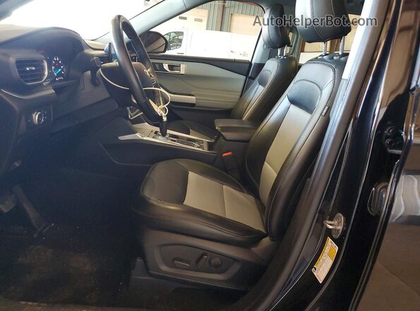 1FMSK8DH9NGB09505 2022 FORD EXPLORER Black Widok wnętrza z przodu
