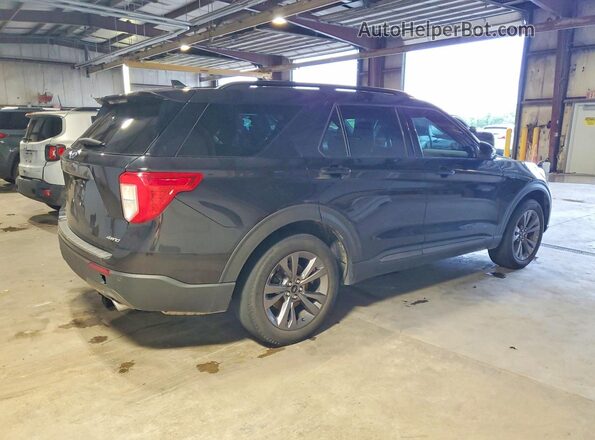 1FMSK8DH9NGB09505 2022 FORD EXPLORER Black Tył prawy