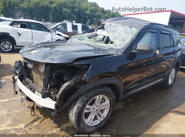 1FMSK8DH9NGC10253 2022 FORD EXPLORER Black Առջևի ձախ երեք քառորդ տեսարան