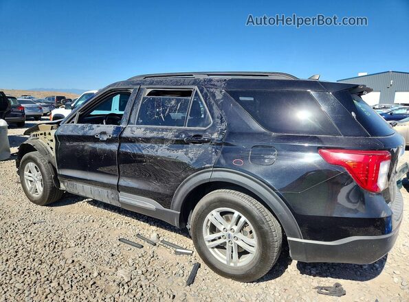 1FMSK8DH9PGA22612 2023 FORD EXPLORER Black უკანა მარცხენა