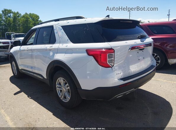 1FMSK8DH9PGA56212 2023 FORD EXPLORER Белый Задняя левая четверть