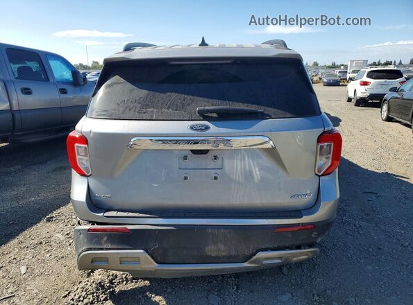 1FMSK8DH9PGA86195 2023 FORD EXPLORER Silver Вид ззаду