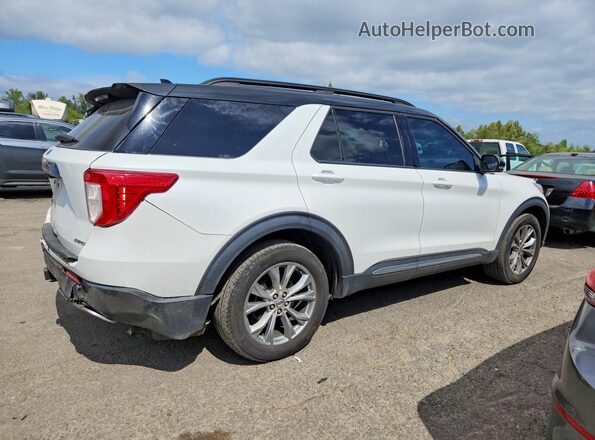 1FMSK8DH9PGB43592 2023 FORD EXPLORER White Trasero derecho