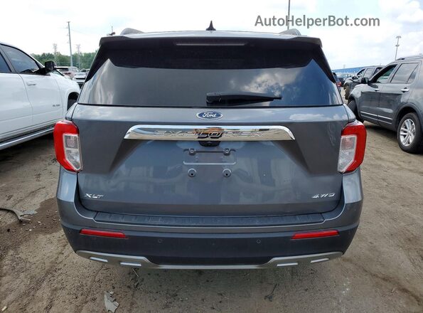 1FMSK8DH9RGA33080 2024 FORD EXPLORER Gray Rear view