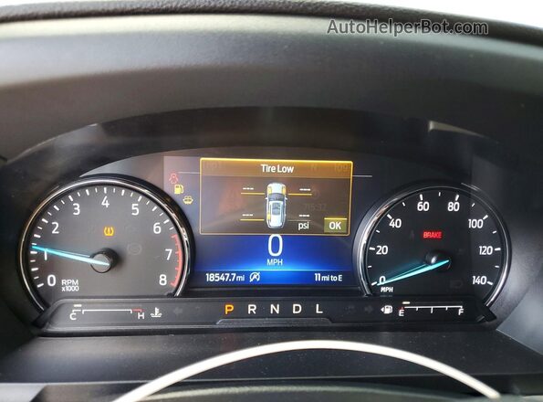 1FMSK8DH9RGA33080 2024 FORD EXPLORER Gray Instrument cluster view