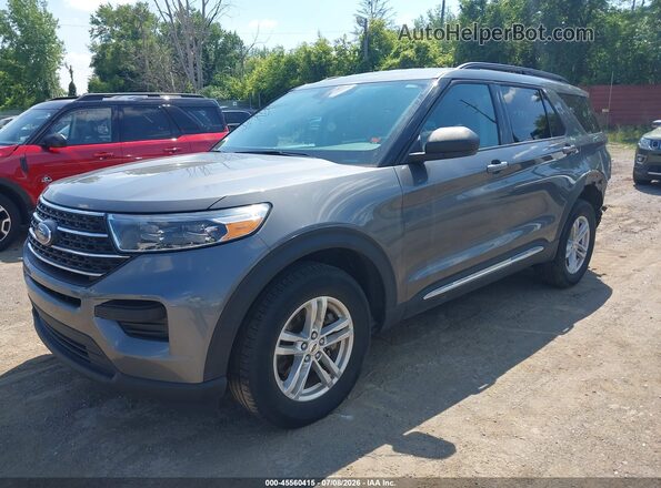 1FMSK8DH9RGA61266 2024 FORD EXPLORER Gray Передня ліва чверть