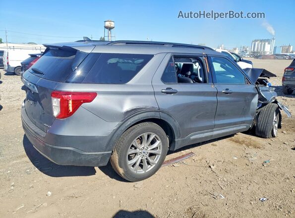 1FMSK8DH9RGA80240 2024 FORD EXPLORER Gray Trasero derecho