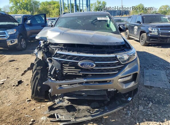 1FMSK8DH9RGA80240 2024 FORD EXPLORER Gray Vista frontal