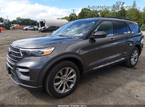 1FMSK8DHXLGA33046 2020 FORD EXPLORER Gray Przód lewy