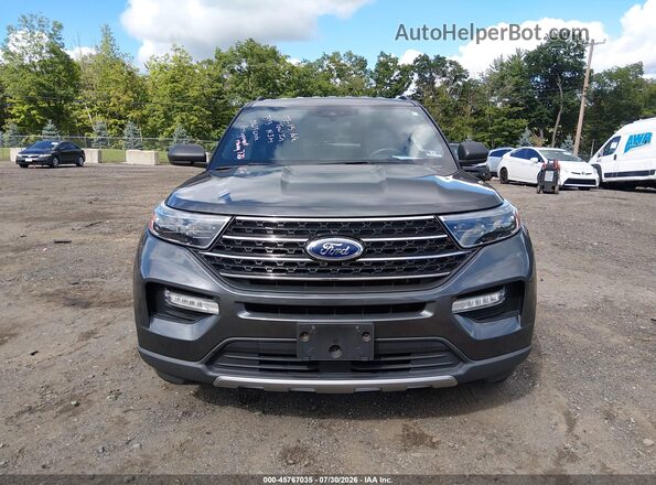 1FMSK8DHXLGA33046 2020 FORD EXPLORER Gray Widok wnętrza z tyłu