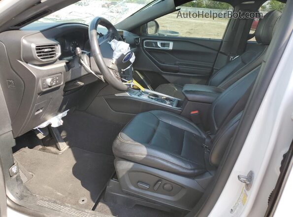 1FMSK8DHXLGA43897 2020 FORD EXPLORER White Widok wnętrza z przodu