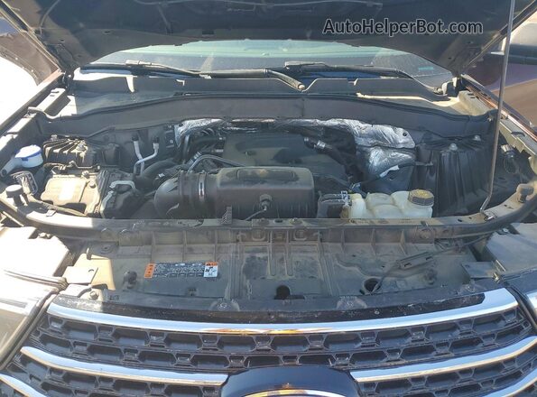 1FMSK8DHXLGA81517 2020 FORD EXPLORER Burgundy Widok komory silnika