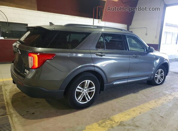 1FMSK8DHXLGC56347 2020 FORD EXPLORER Charcoal Rear right
