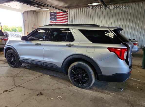 1FMSK8DHXLGC87291 2020 FORD EXPLORER Silver Rear left