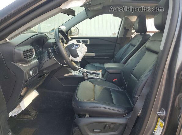 1FMSK8DHXMGA31959 2021 FORD EXPLORER Gray Front interior view