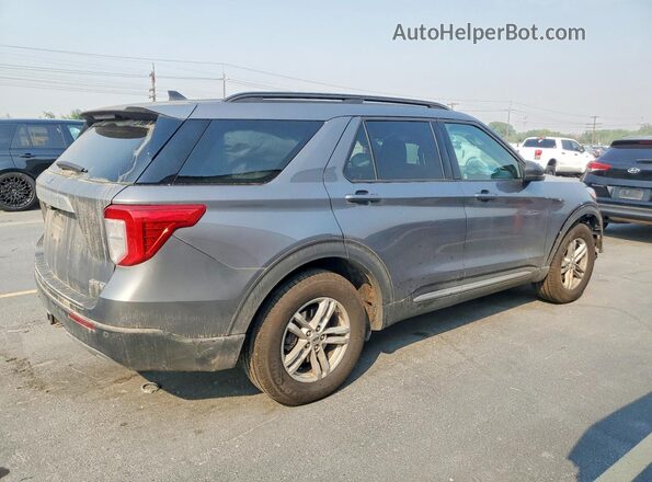 1FMSK8DHXMGA31959 2021 FORD EXPLORER Gray Rear right