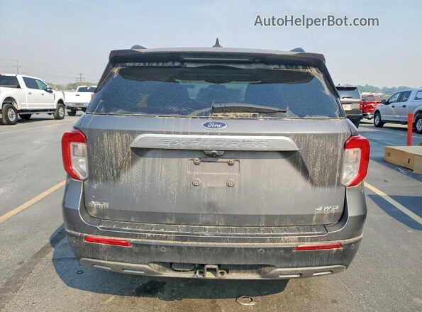 1FMSK8DHXMGA31959 2021 FORD EXPLORER Gray Rear view