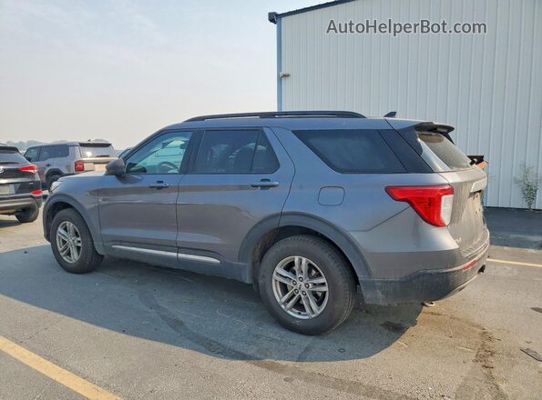1FMSK8DHXMGA31959 2021 FORD EXPLORER Gray Rear left