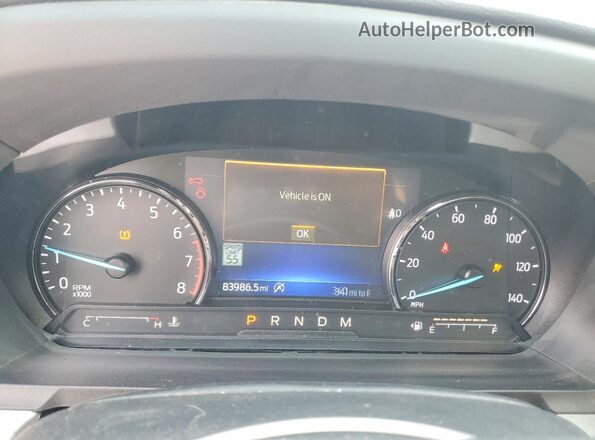 1FMSK8DHXMGA31959 2021 FORD EXPLORER Gray Instrument cluster view