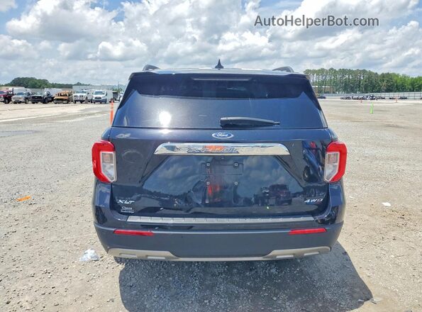 1FMSK8DHXMGA98819 2021 FORD EXPLORER Black Вид ззаду