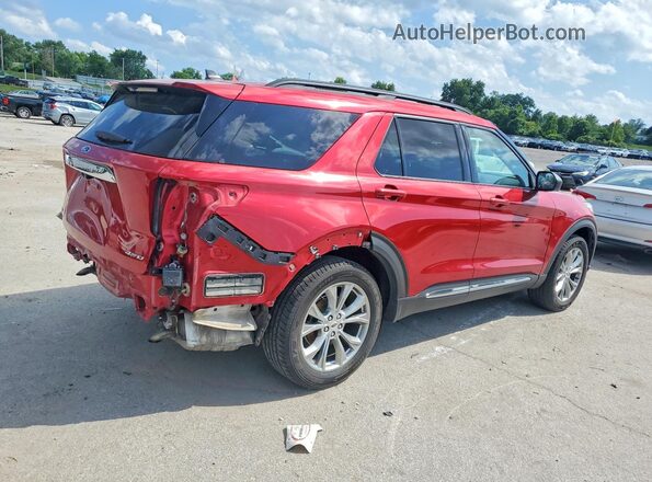 1FMSK8DHXMGB16509 2021 FORD EXPLORER Red Задня права чверть