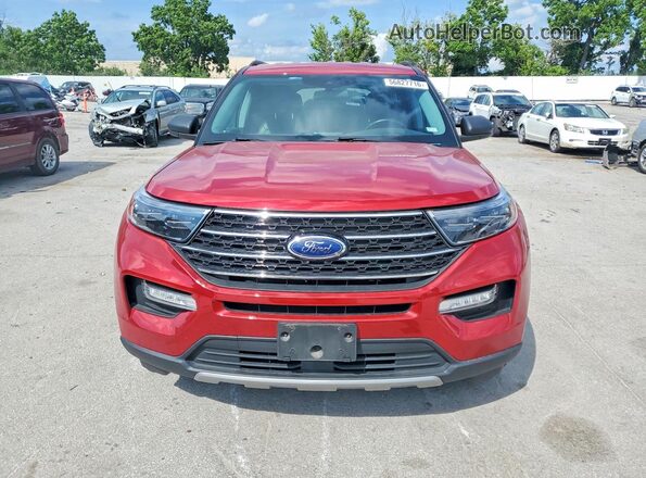 1FMSK8DHXMGB16509 2021 FORD EXPLORER Red Вид спереду