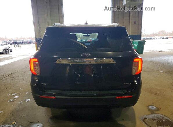 1FMSK8DHXMGB20494 2021 FORD EXPLORER Black უკანა ხედი